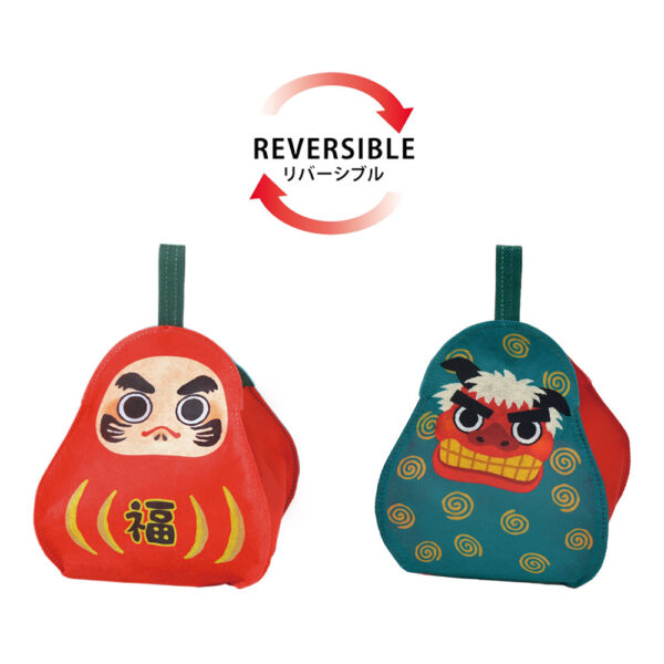 LA500ころりん だるまししまいFPの画像。だるまとししまいを裏表にプリントしたラッピング。